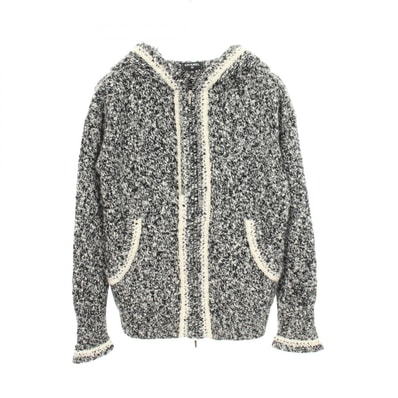 シャネル CHANEL ニット パーカー 衣料品 トップス カシミヤ レディース ブラック系 / ホワイト系 P54787K07177 【中古】