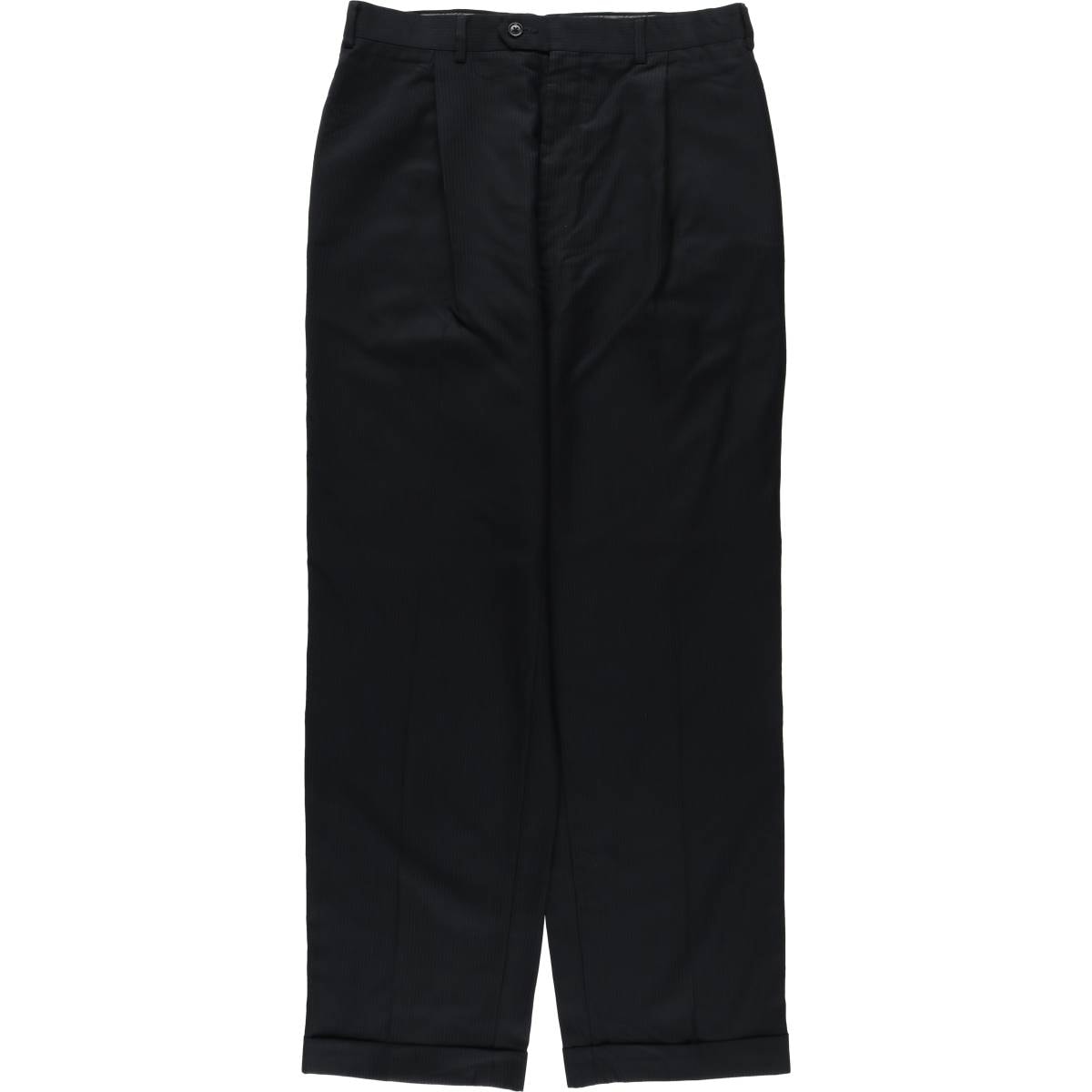 古着 カルバンクライン Calvin klein ストライプ柄 ワンタック スラックスパンツ メンズw33相当/eaa622320
