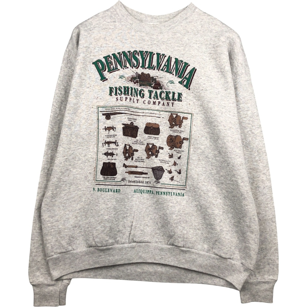 古着 90~00年代 ヘインズ Hanes プリントスウェットシャツ トレーナー メンズXL相当 ヴィンテージ/eaa591093