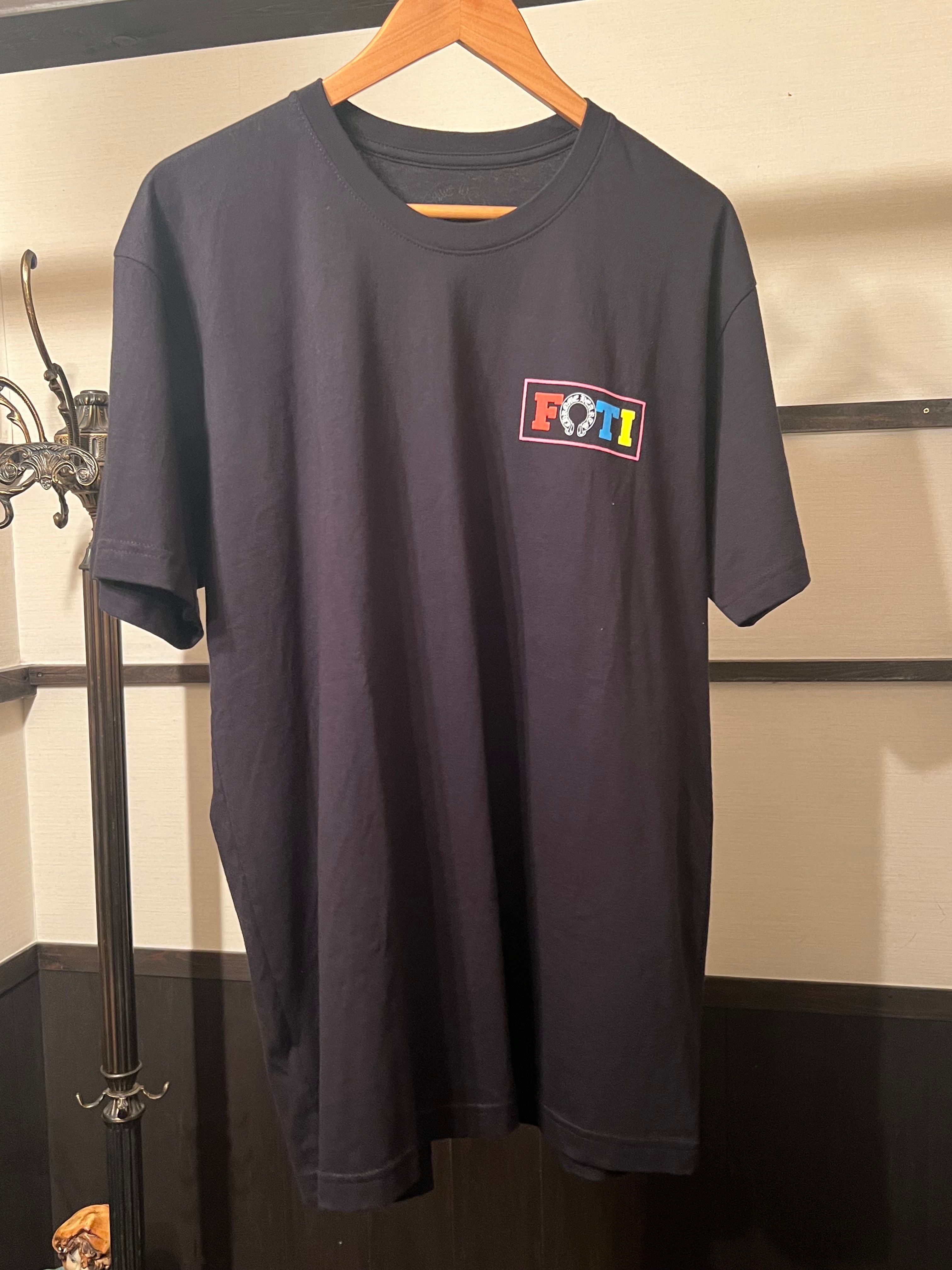 Chrome Hearts Scroll Logo Foti T-Shirt 