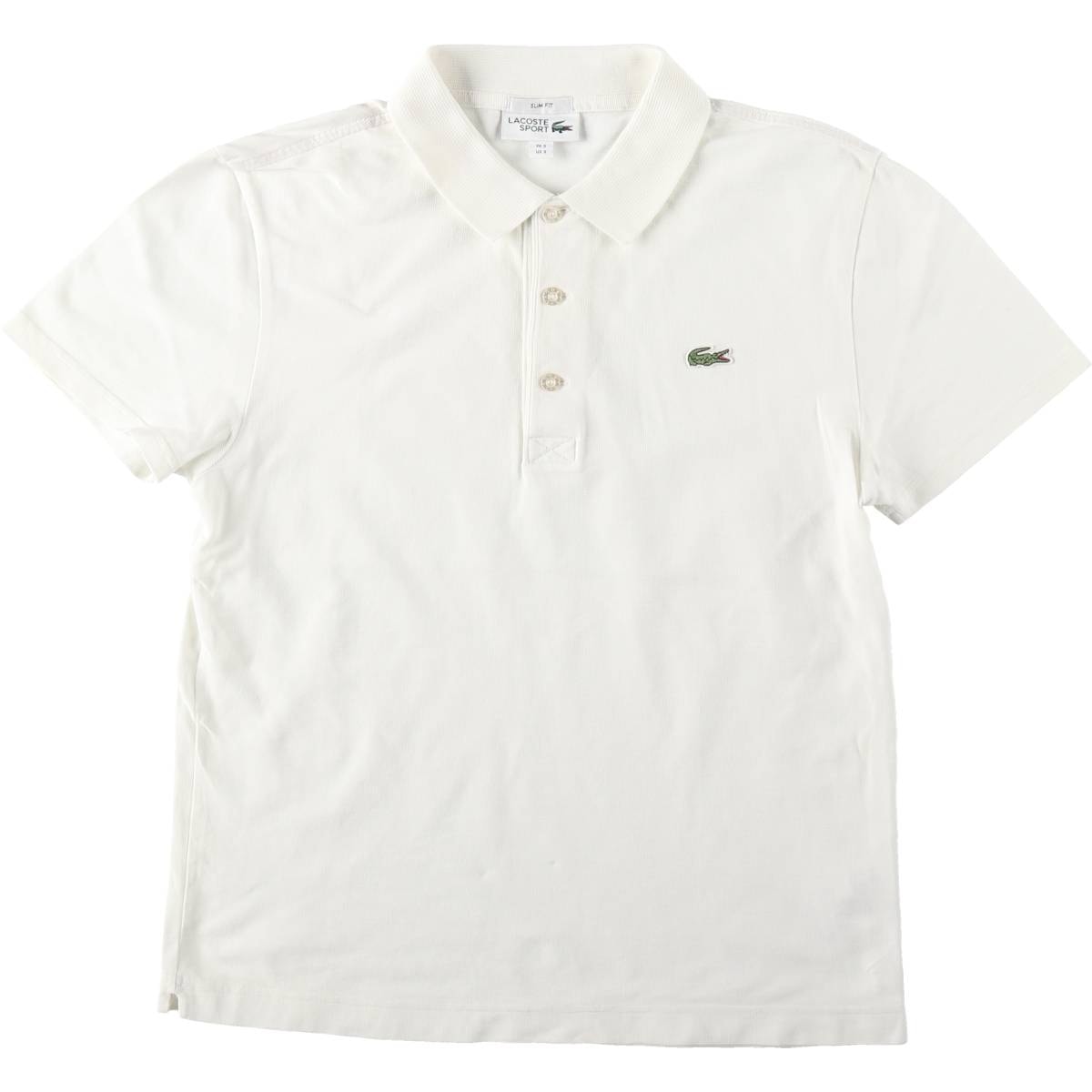 古着 ラコステ LACOSTE SPORT SLIM FIT 半袖 ポロシャツ 3 メンズS相当/eaa622928