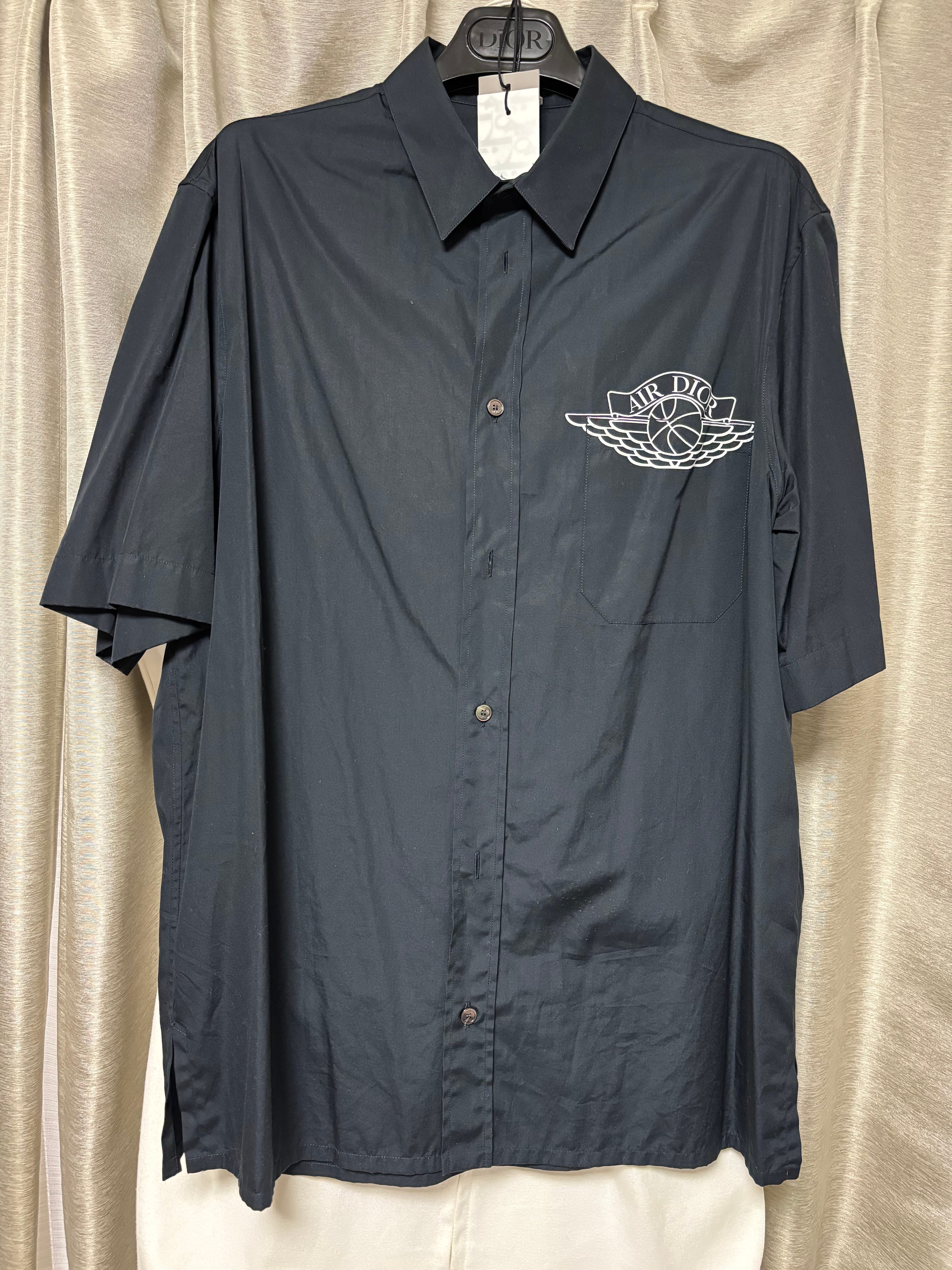 Dior x Air Jordan Wings S/S Shirt "Navy"