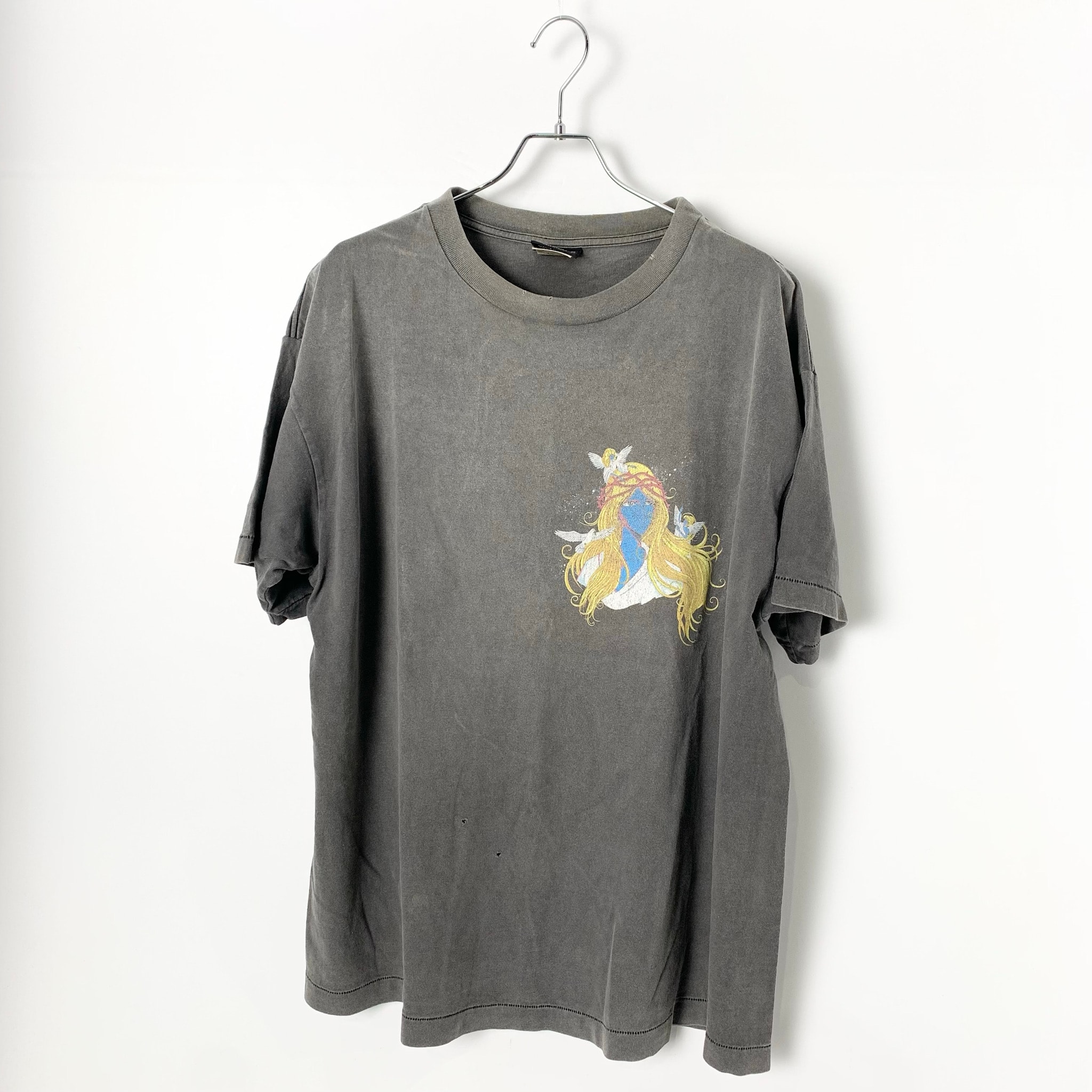 SAINT Mxxxxxx  Blue Face Tee "Black"