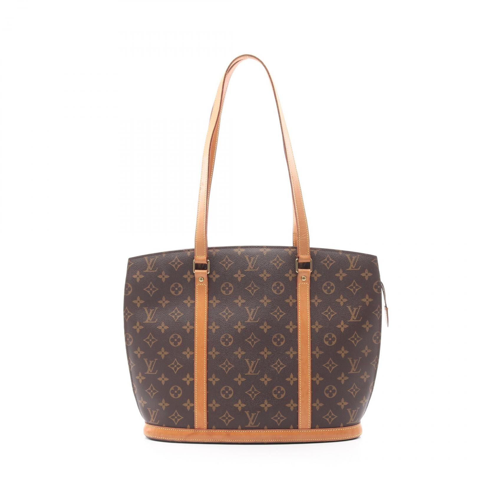 ルイ・ヴィトン LOUIS VUITTON バビロン ショルダーバッグ バッグ PVCコーティングキャンバス レザー モノグラム レディース ブラウン系 M51102 【中古】