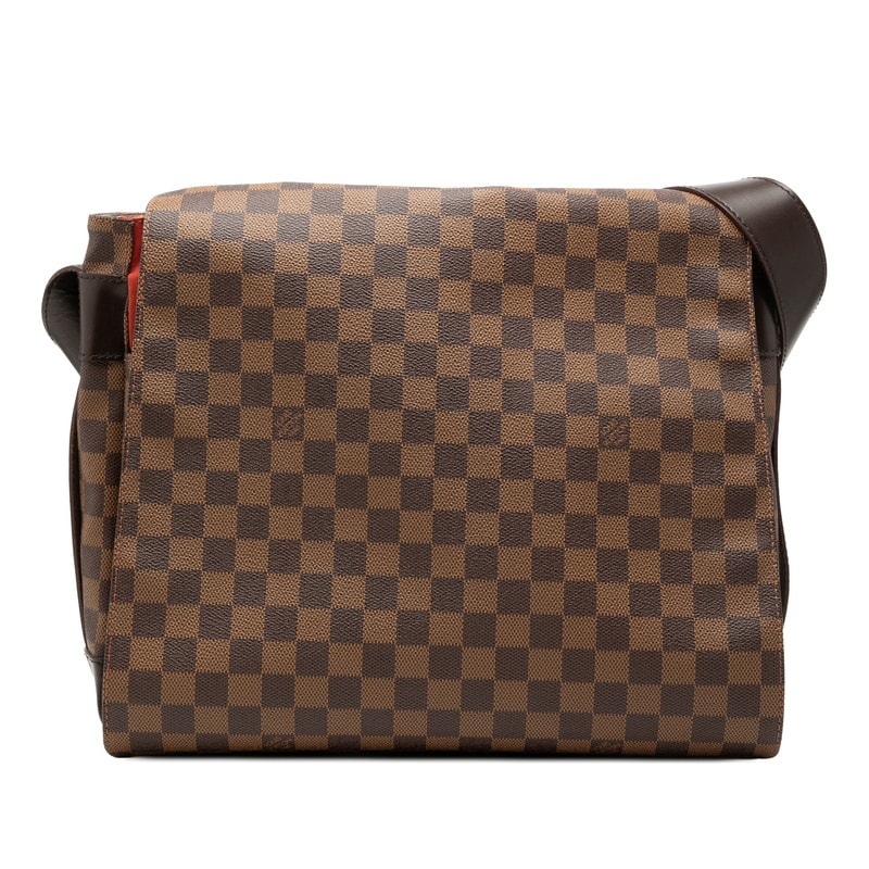 ルイ ヴィトン ダミエ バスティーユ 斜め掛け ショルダーバッグ N45258 ブラウン PVC レザー レディース LOUIS VUITTON 【中古】