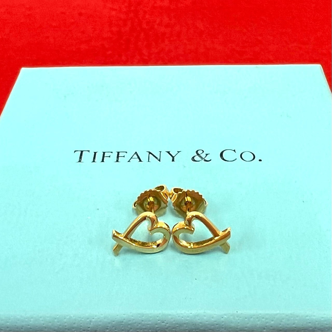 B (目立った傷や汚れなし)】TIFFANY&Co. ティファニー ラビングハート