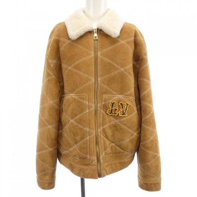 ルイヴィトン LOUIS VUITTON エンブロイダードシアリングワークウェア HRL90EMLS ムートンジャケット