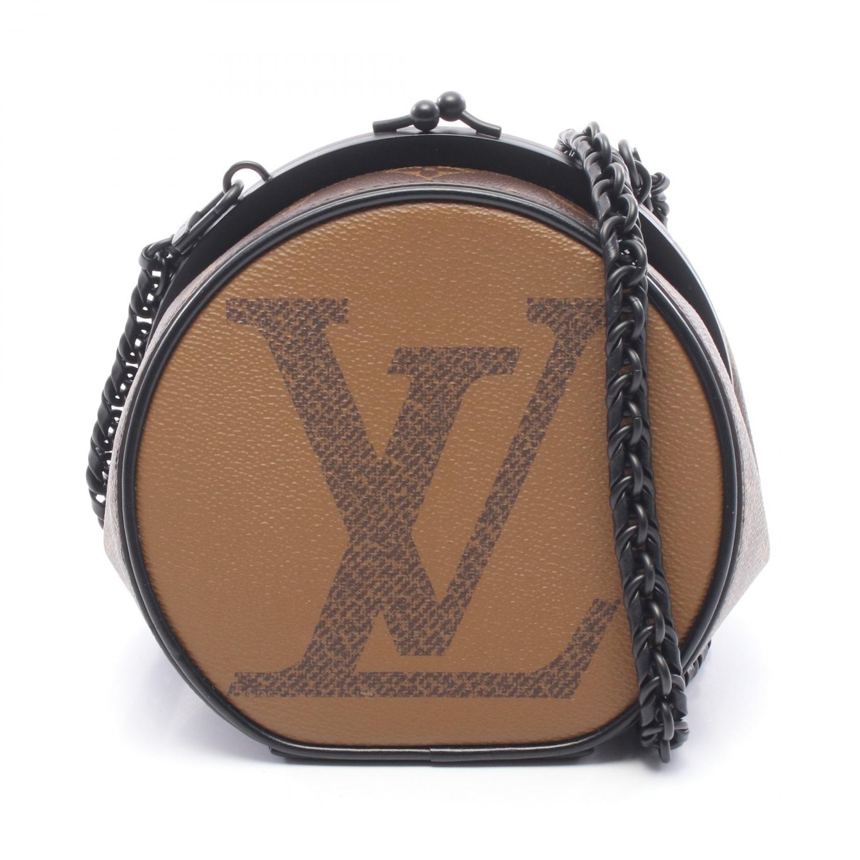 ルイ・ヴィトン LOUIS VUITTON ブルシコBC ショルダーバッグ バッグ PVCコーティングキャンバス モノグラム・ジャイアントリバース レディース ブラウン系 M45280 【中古】