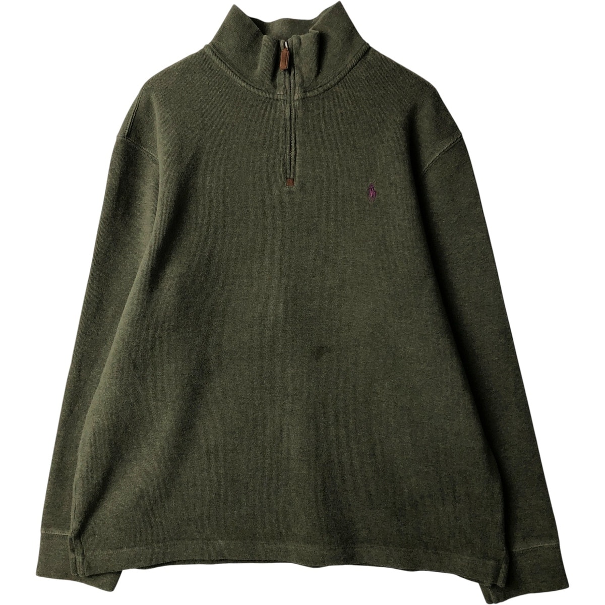 古着 ラルフローレン Ralph Lauren POLO RALPH LAUREN ハーフジップスウェットシャツ トレーナー メンズXL相当/eaa595633