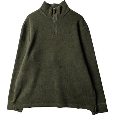 古着 ラルフローレン Ralph Lauren POLO RALPH LAUREN ハーフジップスウェットシャツ トレーナー メンズXL相当/eaa595633