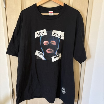 Supreme God Save Us Tee "Black"