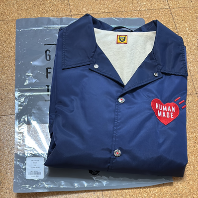 HUMAN MADE COACH JACKET "Navy"
