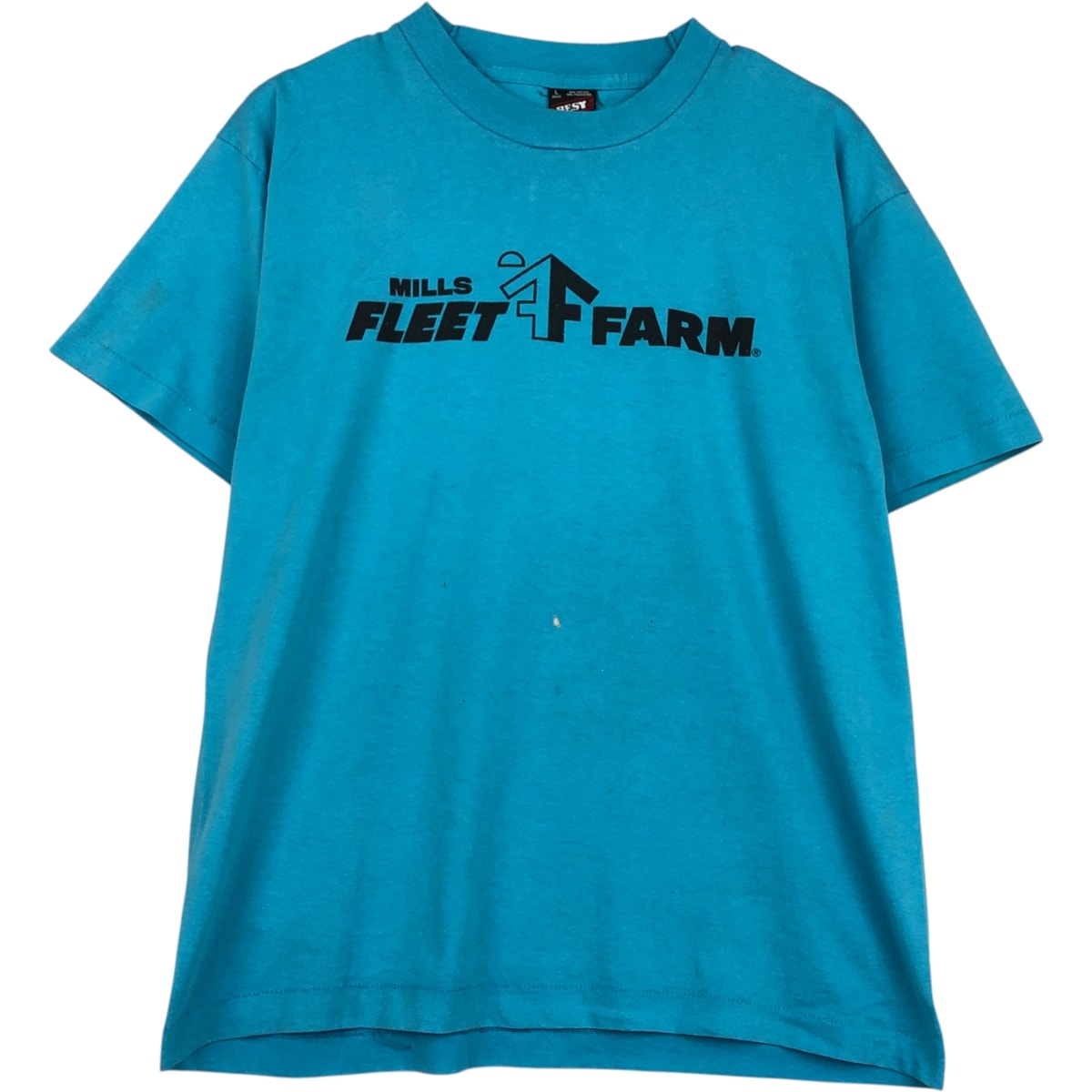 古着 90年代 フルーツオブザルーム FRUIT OF THE LOOM FLEET FARM アドバタイジングTシャツ USA製 メンズL相当 ヴィンテージ/eaa618813