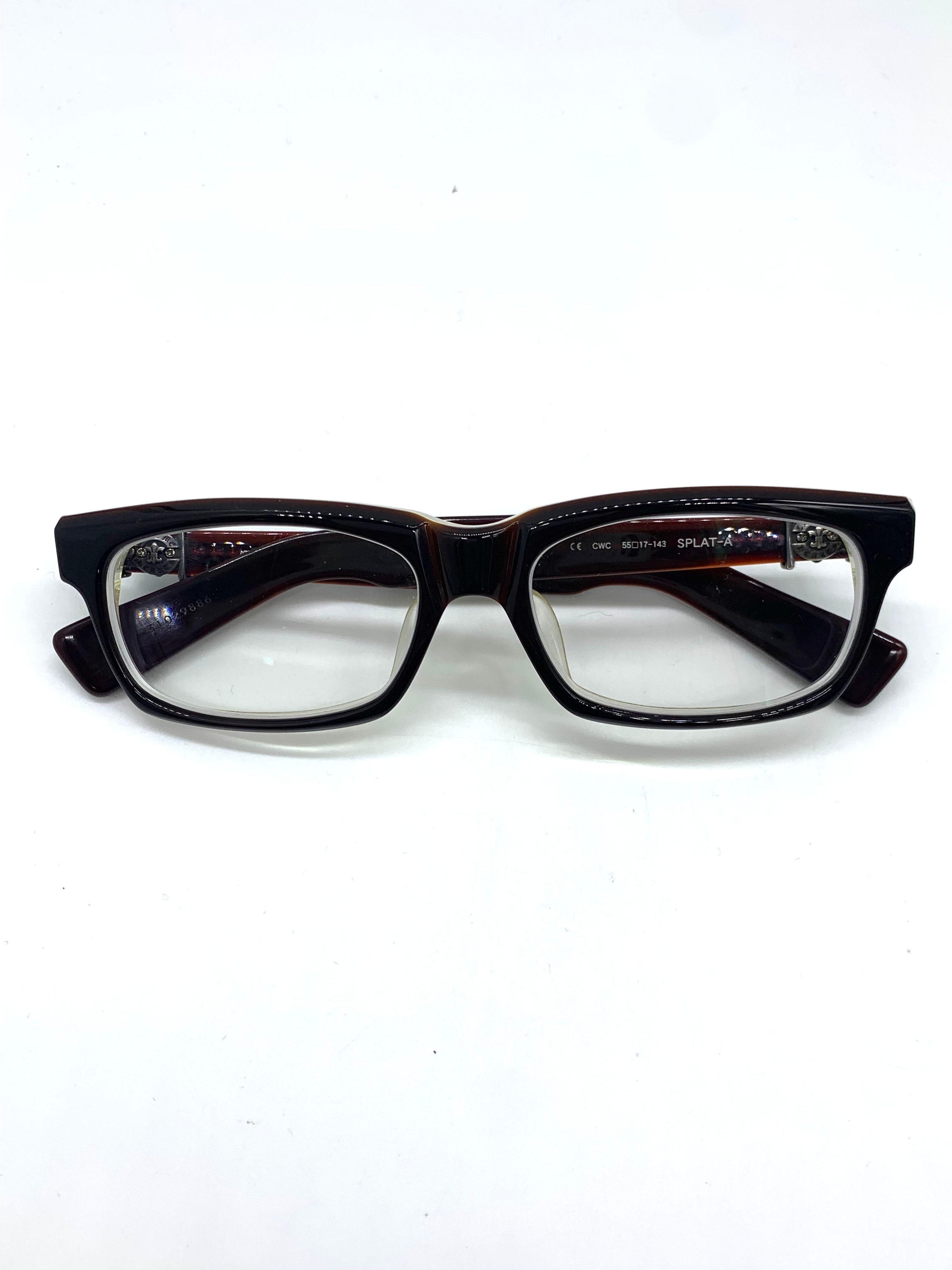 CHROME HEARTS SPLAT-A BS フレアテンプル アイウェア 度入り