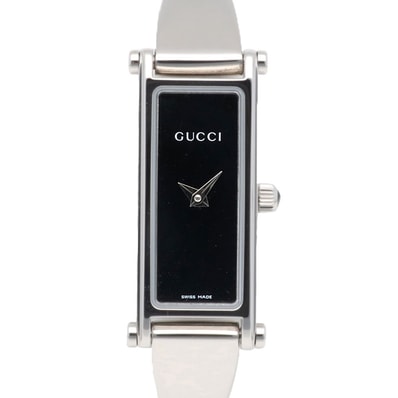 グッチ 腕時計 時計 ステンレススチール 1500L クオーツ 磨き直し済 レディース 1年保証 GUCCI 中古