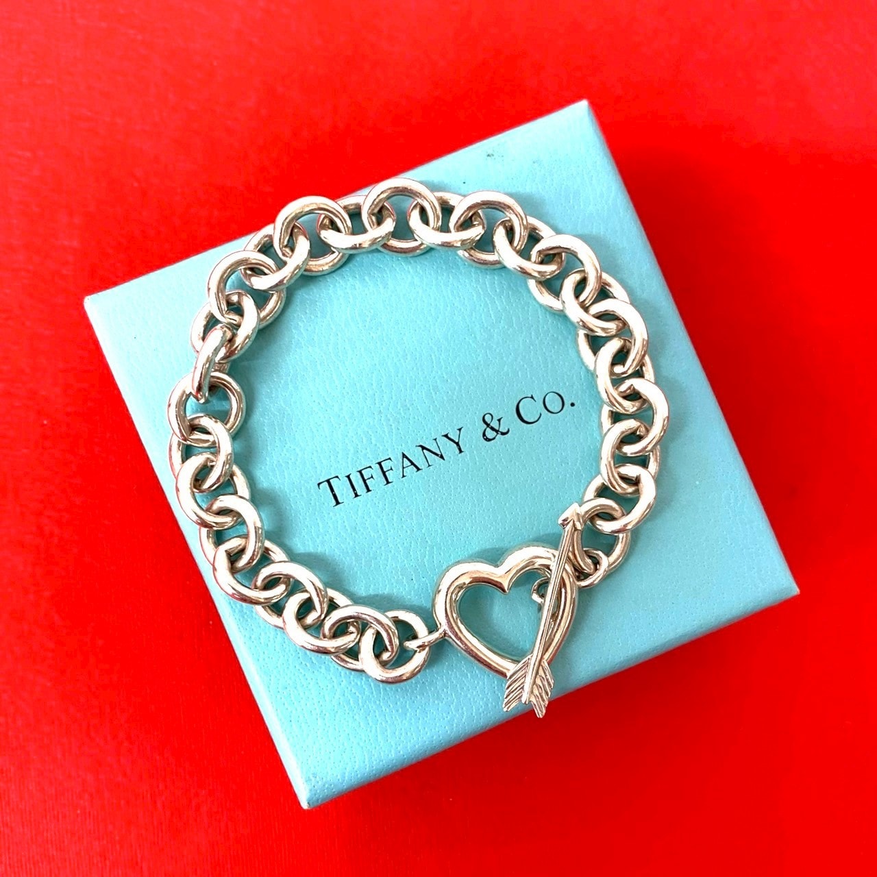 TIFFANY&Co. ティファニー ハート&アロー シルバー925 ブレスレット シルバー
 69894