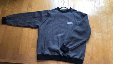 ENNOY Border Crew Neck Sweat "Black×White"