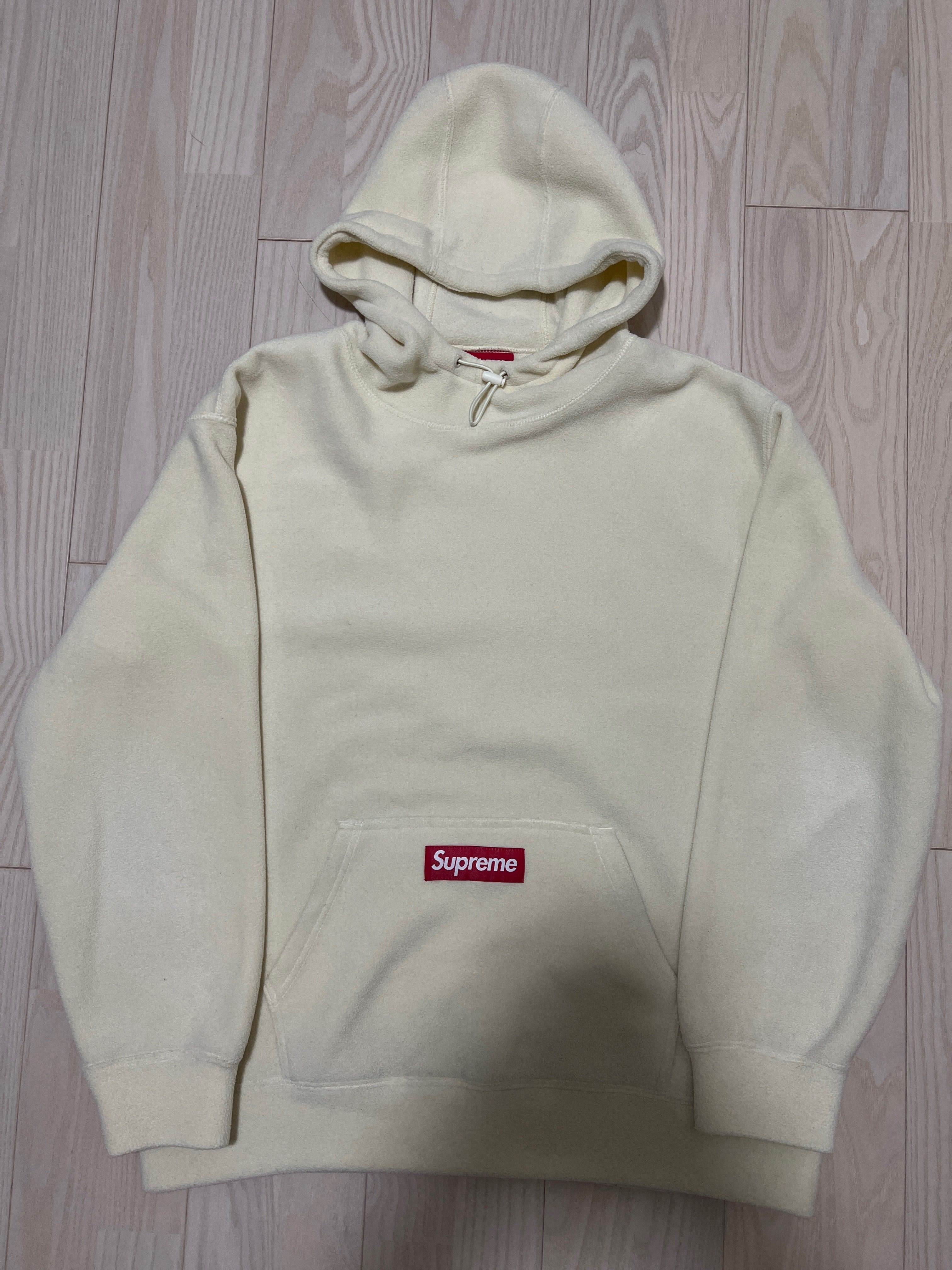 Supreme Polartec Hooded Sweatshirt "Natural"