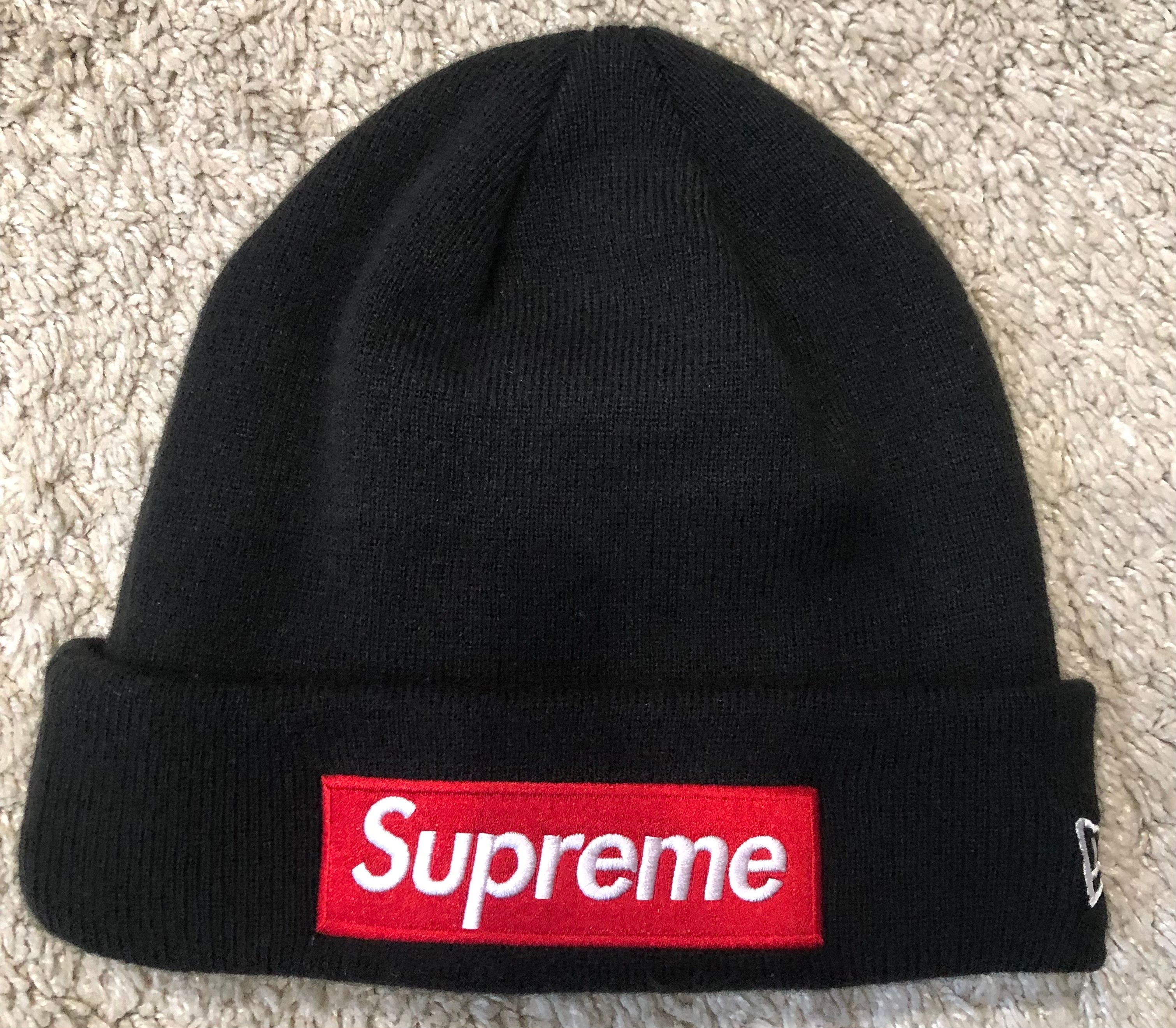 Supreme New Era Box Logo Beanie "Black"