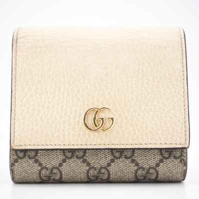 GUCCI GG Marmont Wallet "White"