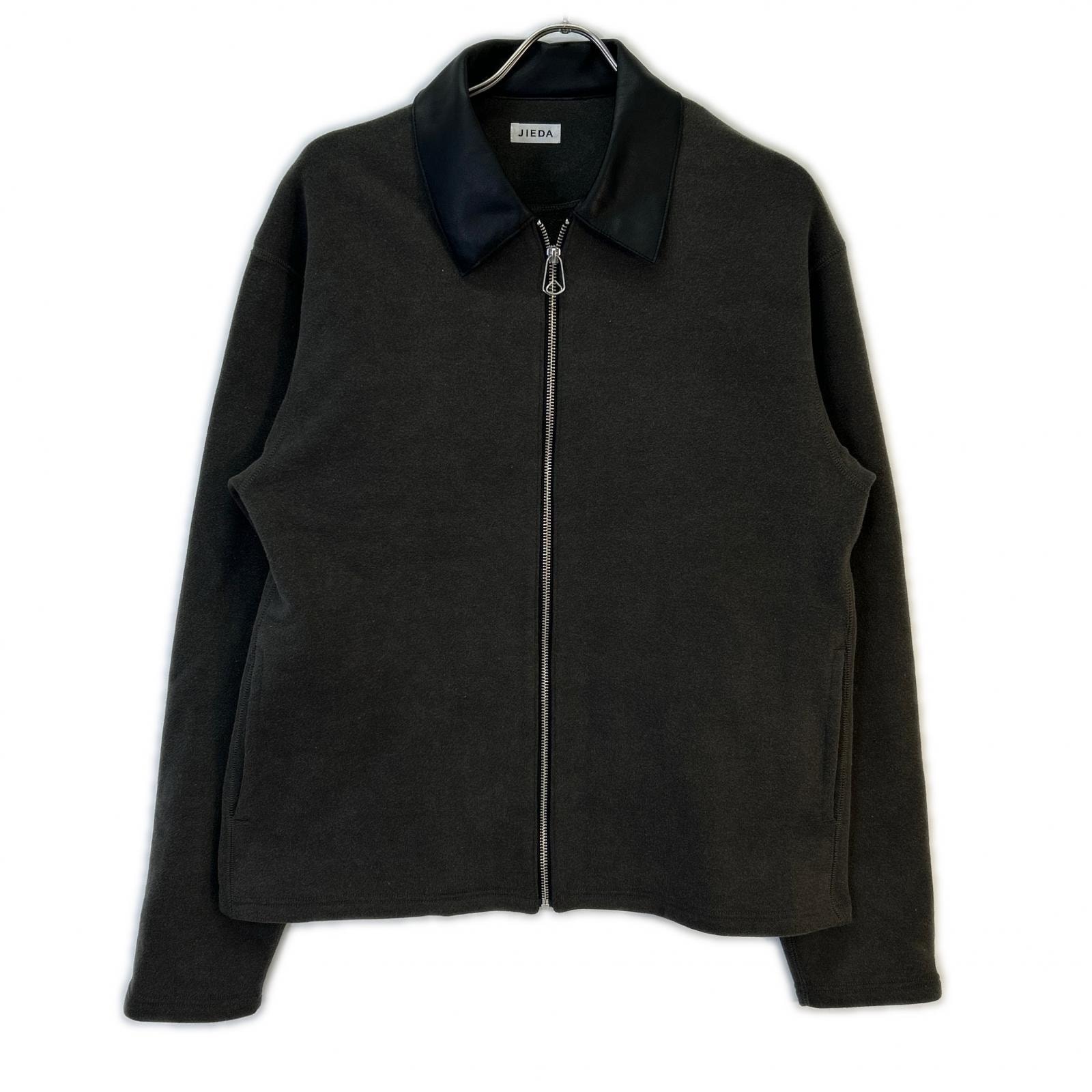 ジエダ 25AW グレー Leather Collar Fade Sweat Zip Jacket Jie-25W-CT04-B 2
