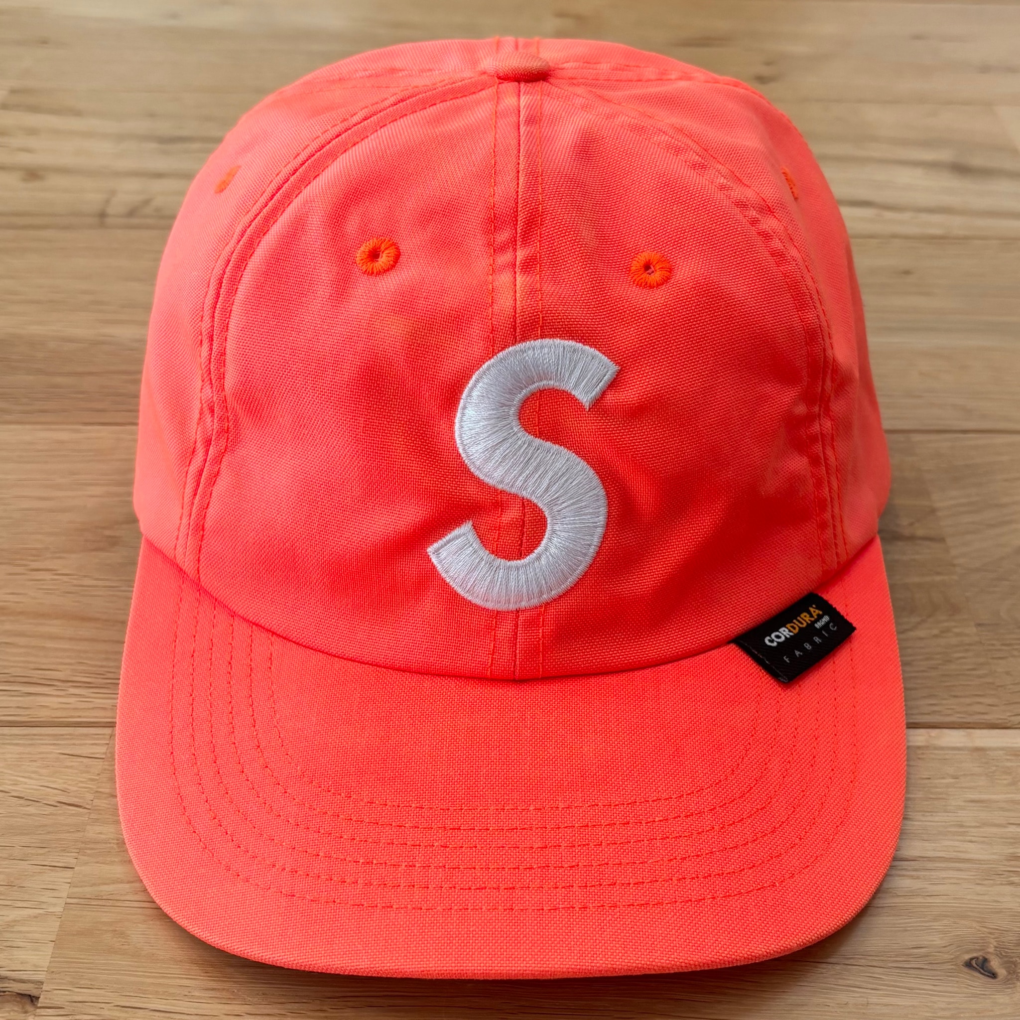 Supreme Cordura S Logo 6-Panel "Neon Orange"