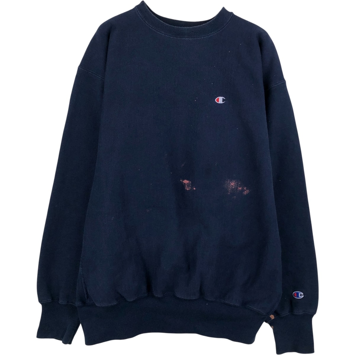 古着 90年代 チャンピオン Champion REVERSE WEAVE リバースウィーブ 刺繍タグ ワンポイントロゴスウェットシャツ トレーナー メンズXXL相当 ヴィンテージ/eaa615130