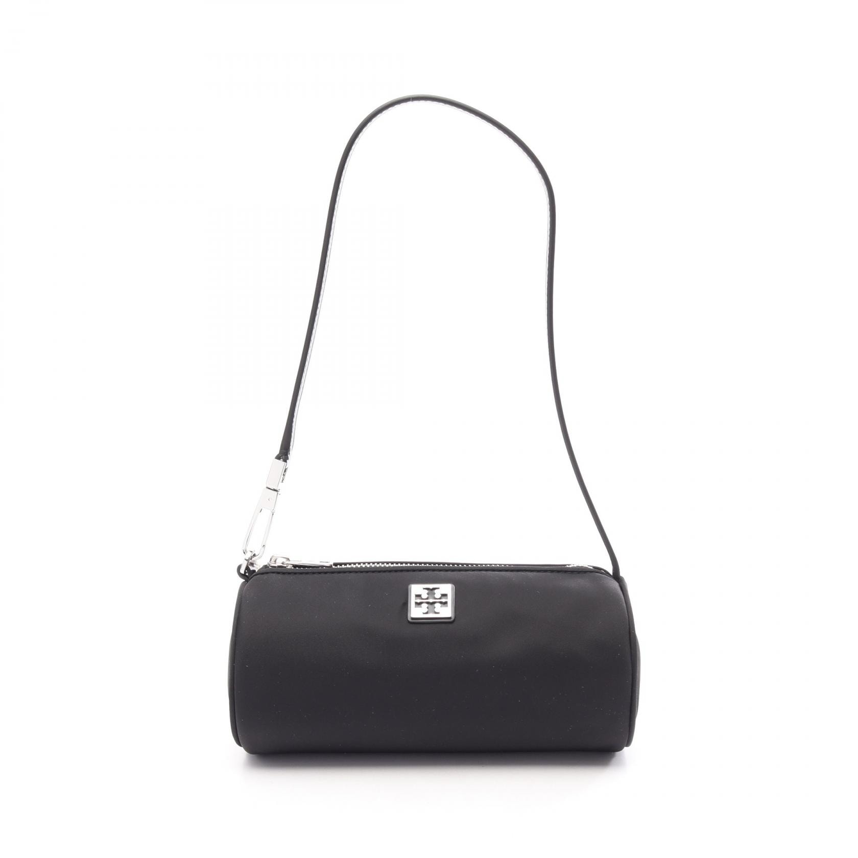 トリーバーチ Tory Burch VIRGINIA CYLINDER ショルダーバッグ バッグ ナイロン レザー レディース ブラック系 169167001 【新品】