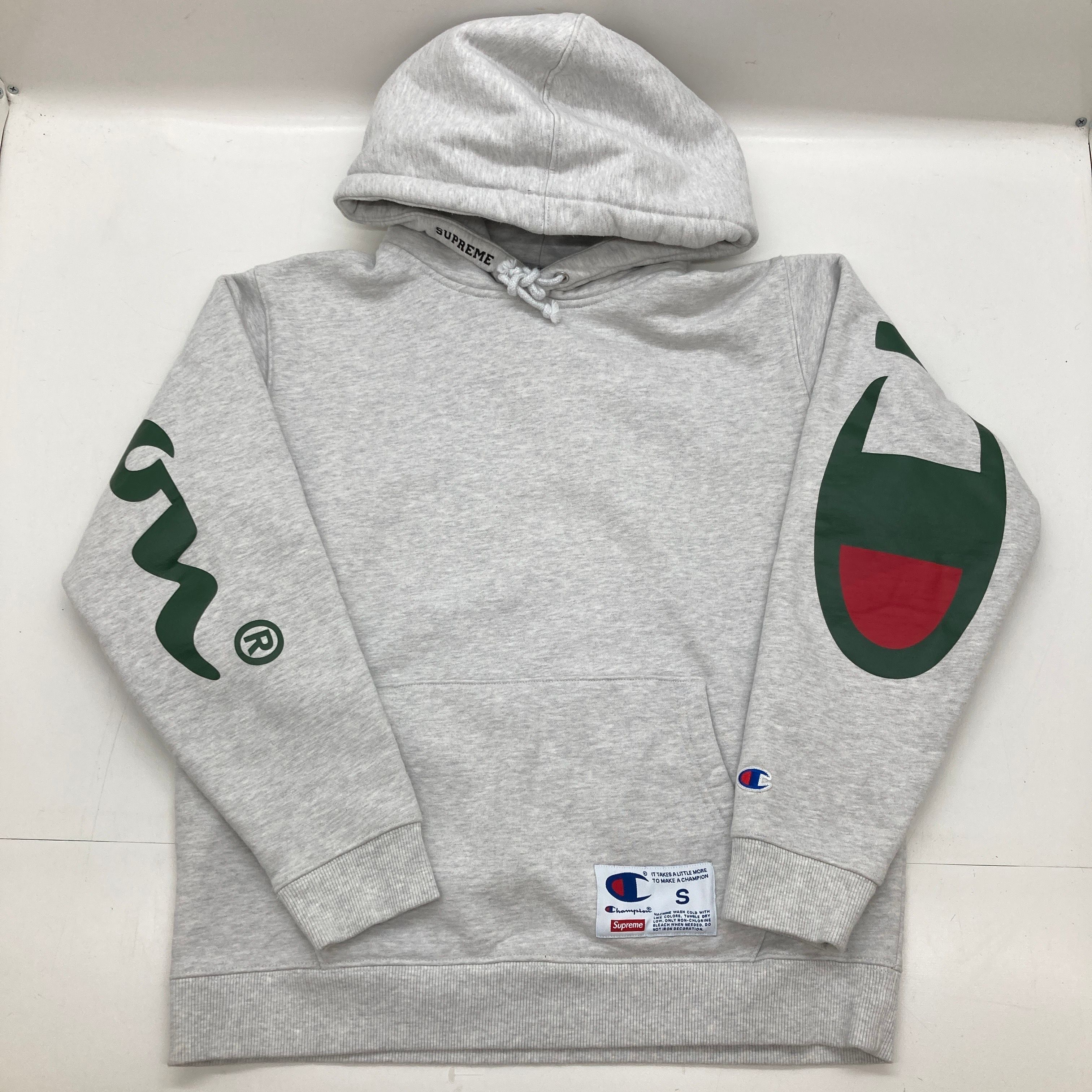 Supreme Champion Hooded Sweatshirt "Ash Grey"