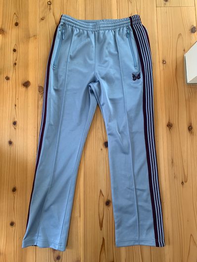 Needles NARROW TRACK PANT - POLY SMOOTH "Sax"