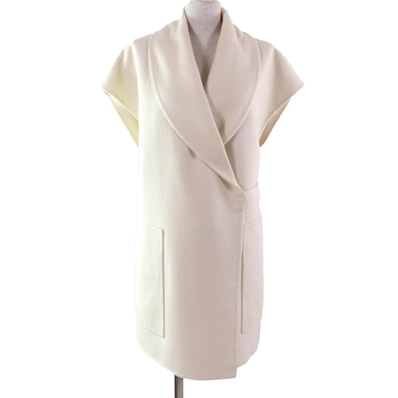 Hermes Cashmere Vest "Blanc"