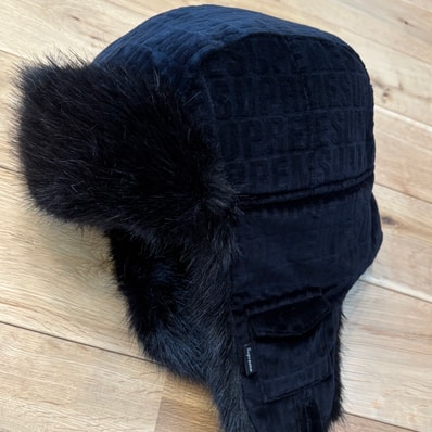 Supreme Velvet Pattern Trooper "Black"