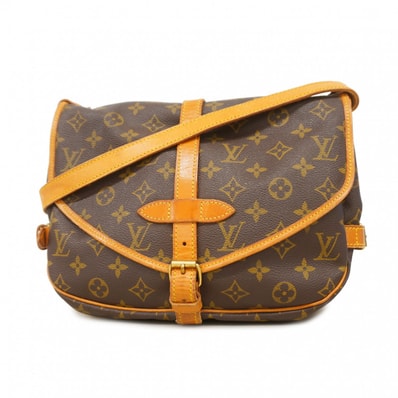 ★最終価格【6db1134】ルイヴィトン ショルダーバッグ モノグラム ソミュール30 M42256 ブラウン【中古】レディース
