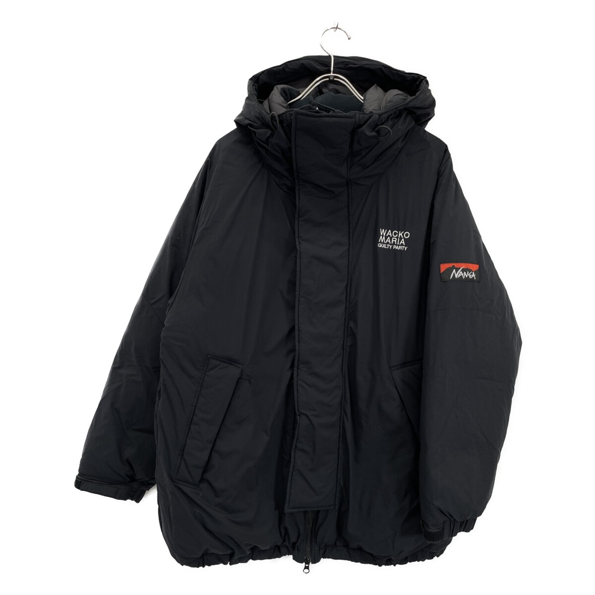 ワコマリア ×ナンガ ブラック MOUNTAIN BELAY COAT TYPE1 L