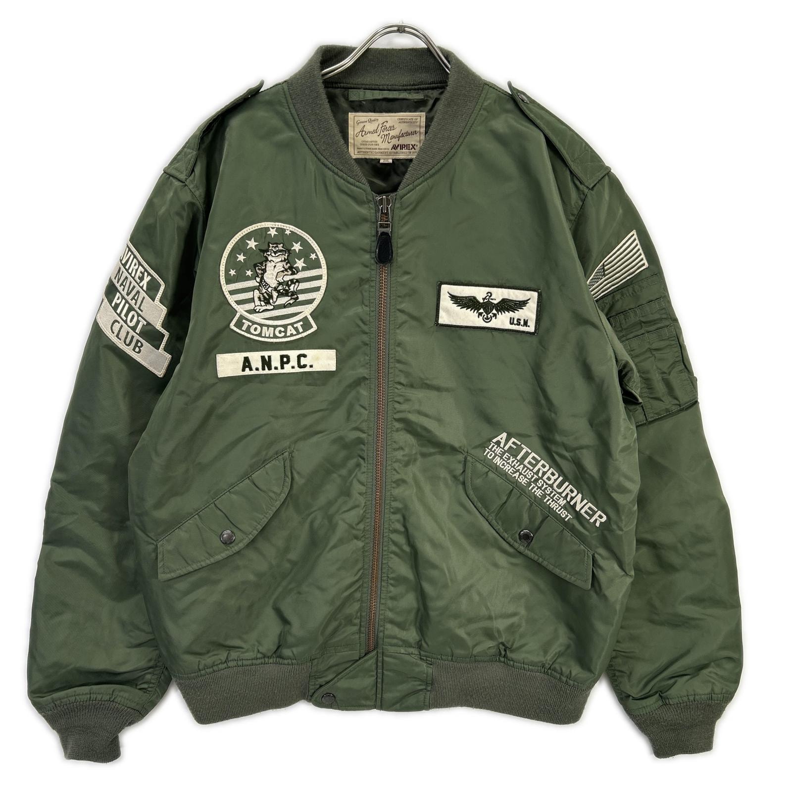 アヴィレックス カーキ 6182137 L-2B TOMCAT トムキャット フライトジャケット 2XL