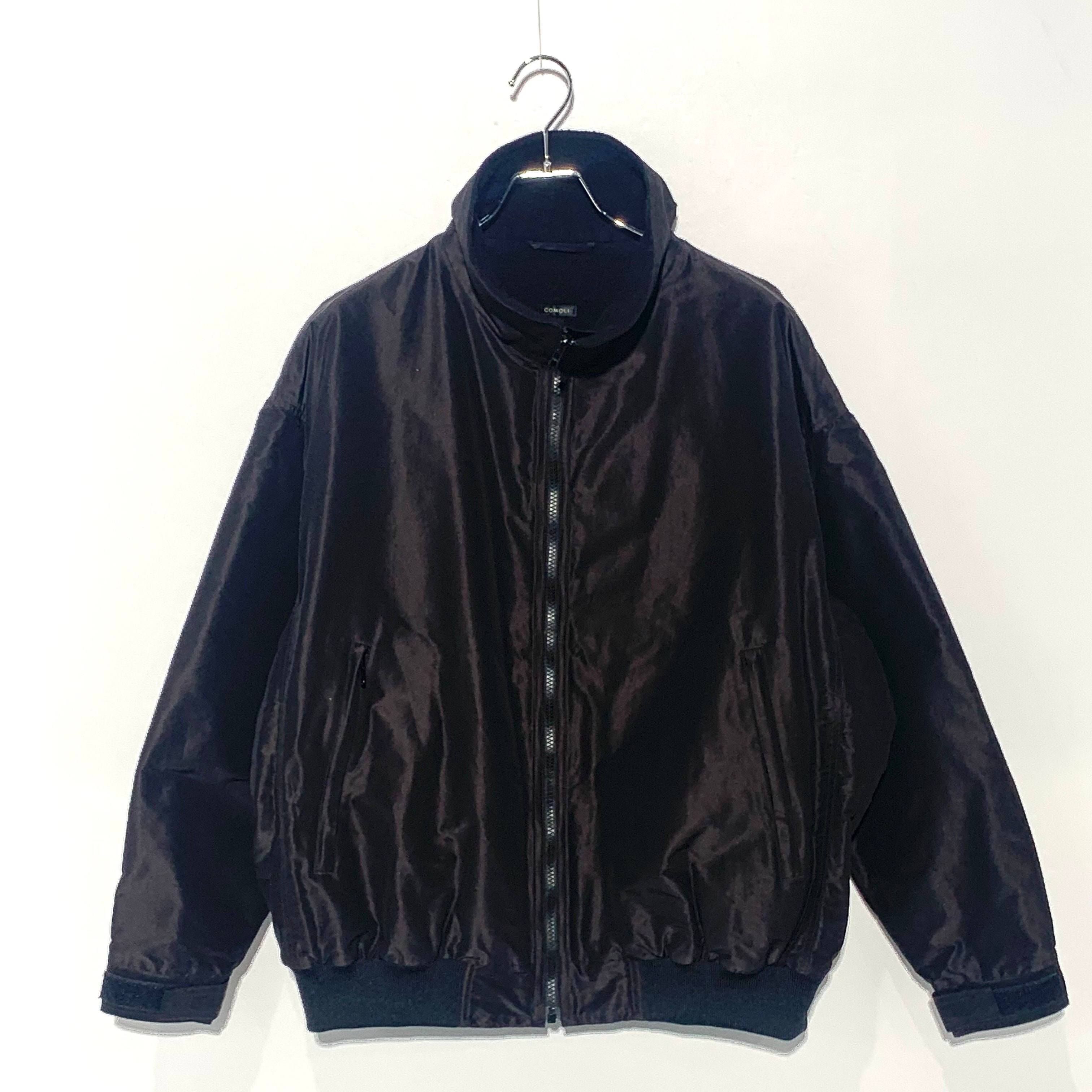 COMOLI Cotton Silk Track Jacket "Brown"