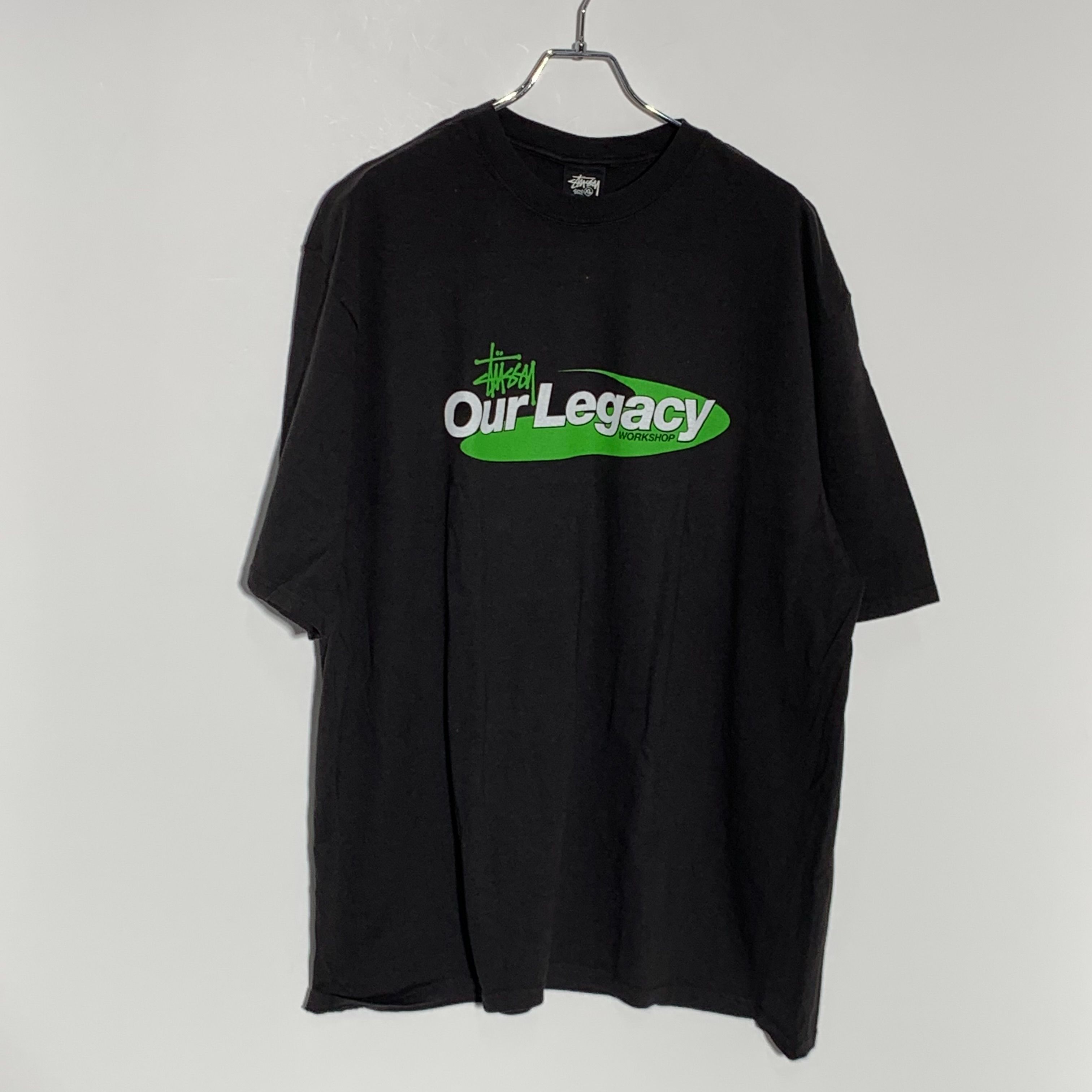 Stussy x Our Legacy Work Shop Swirl Tee Pigment Dyed "Black"