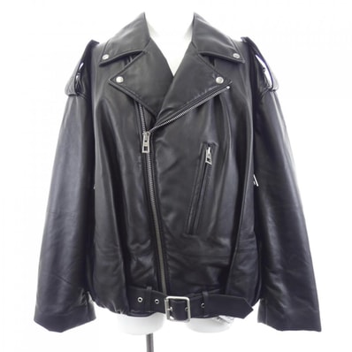 ロエベ LOEWE バルーン バイカージャケット H526Y34LAS レザーライダースジャケット