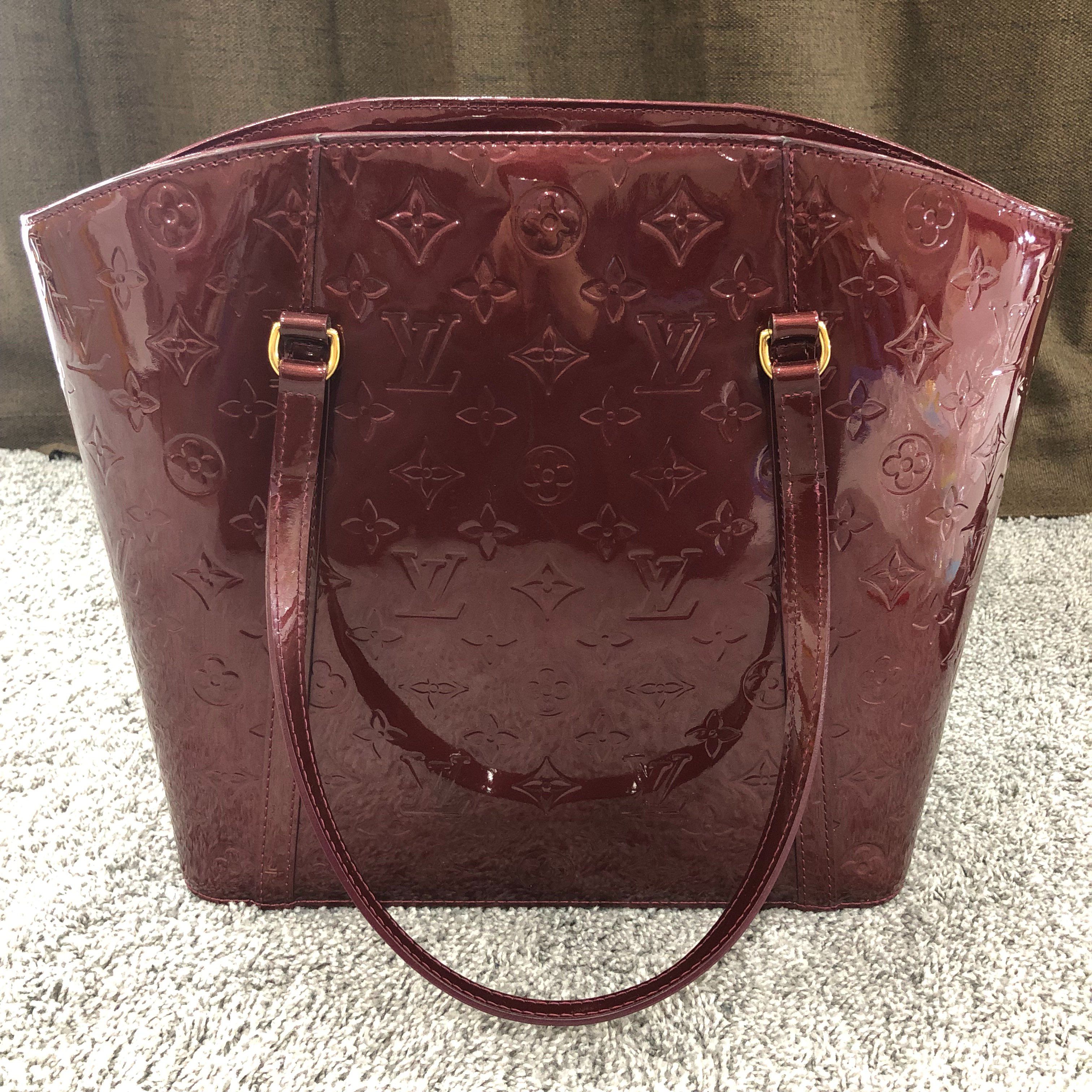 Louis Vuitton Avalon GM Monogram Vernis "Rouge Forvist"