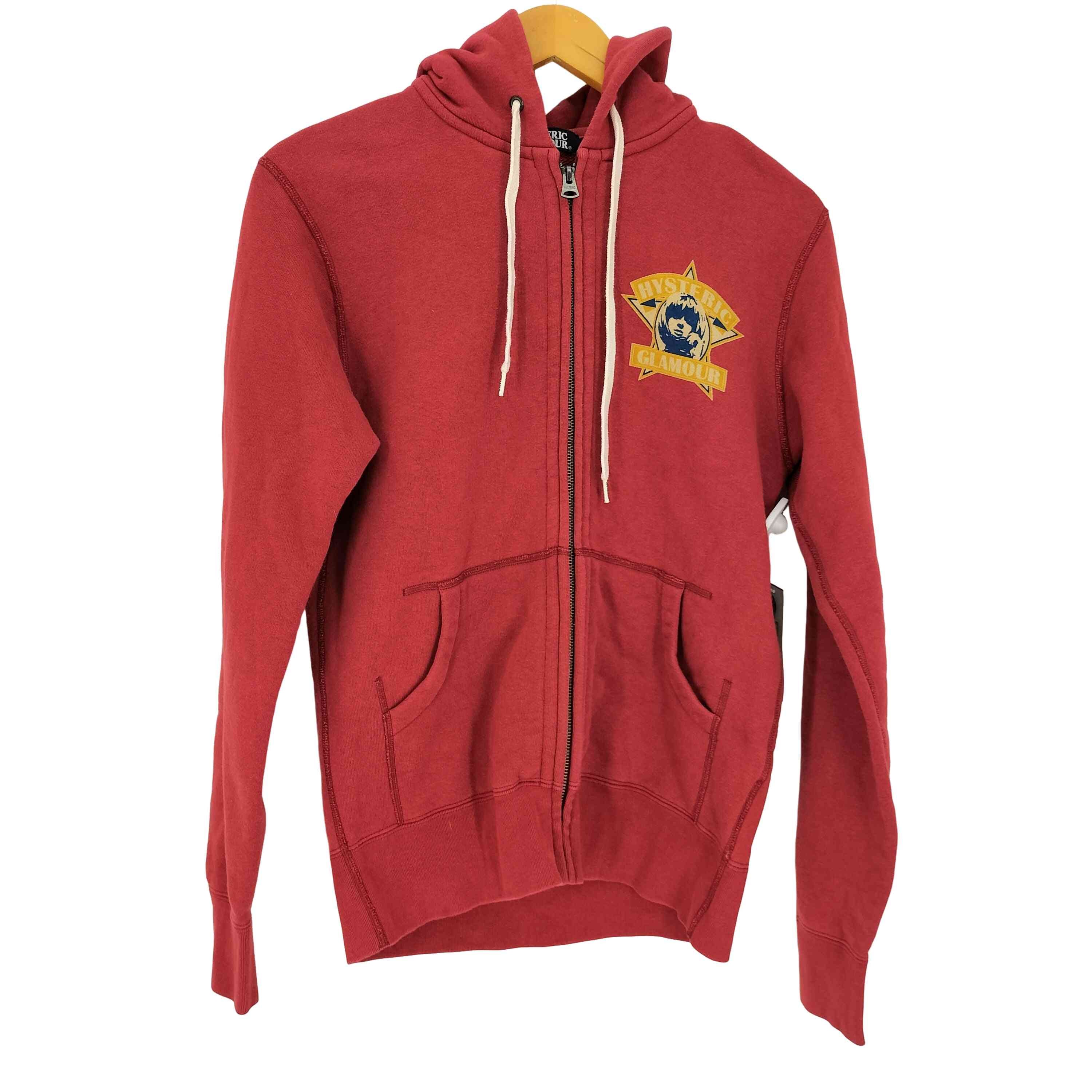 ヒスガールプリント 両面プリント ジップアップパーカー【1142227396821】