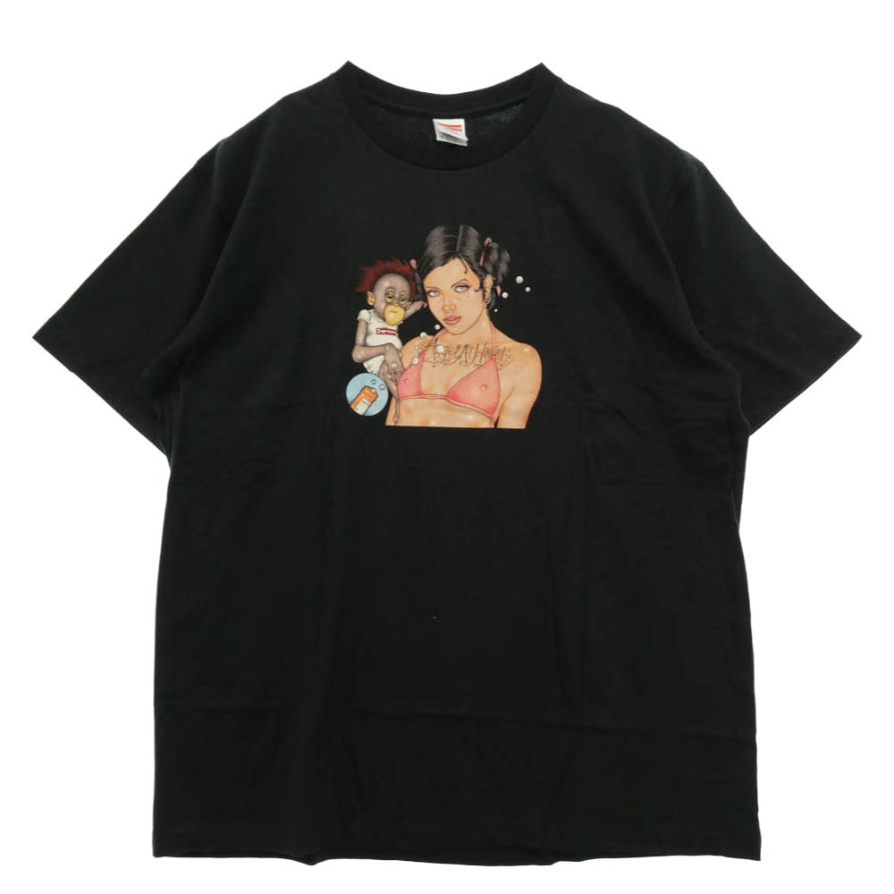 Supreme シュプリーム 25AW Angel Tee エンジェル 半袖 Tシャツ ブラック系 XL【極上美品】【中古】
