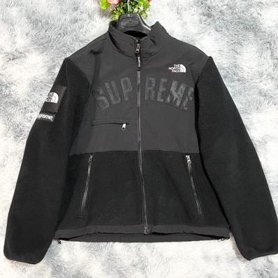 Supreme x The North Face Arc Logo Denali Fleece Jacket "Black"