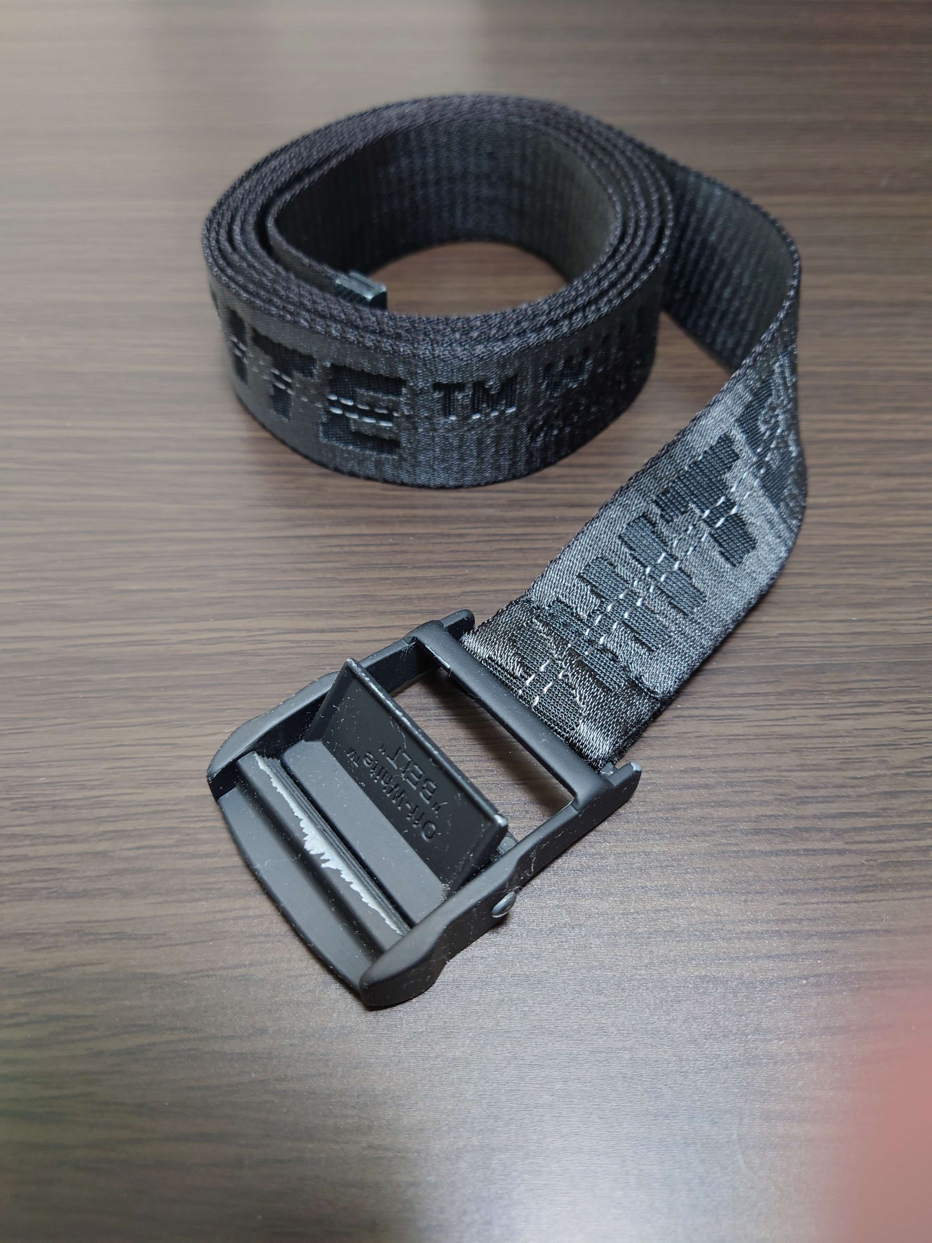 OFF-WHITE / INDUSTRIAL BELT【Black】