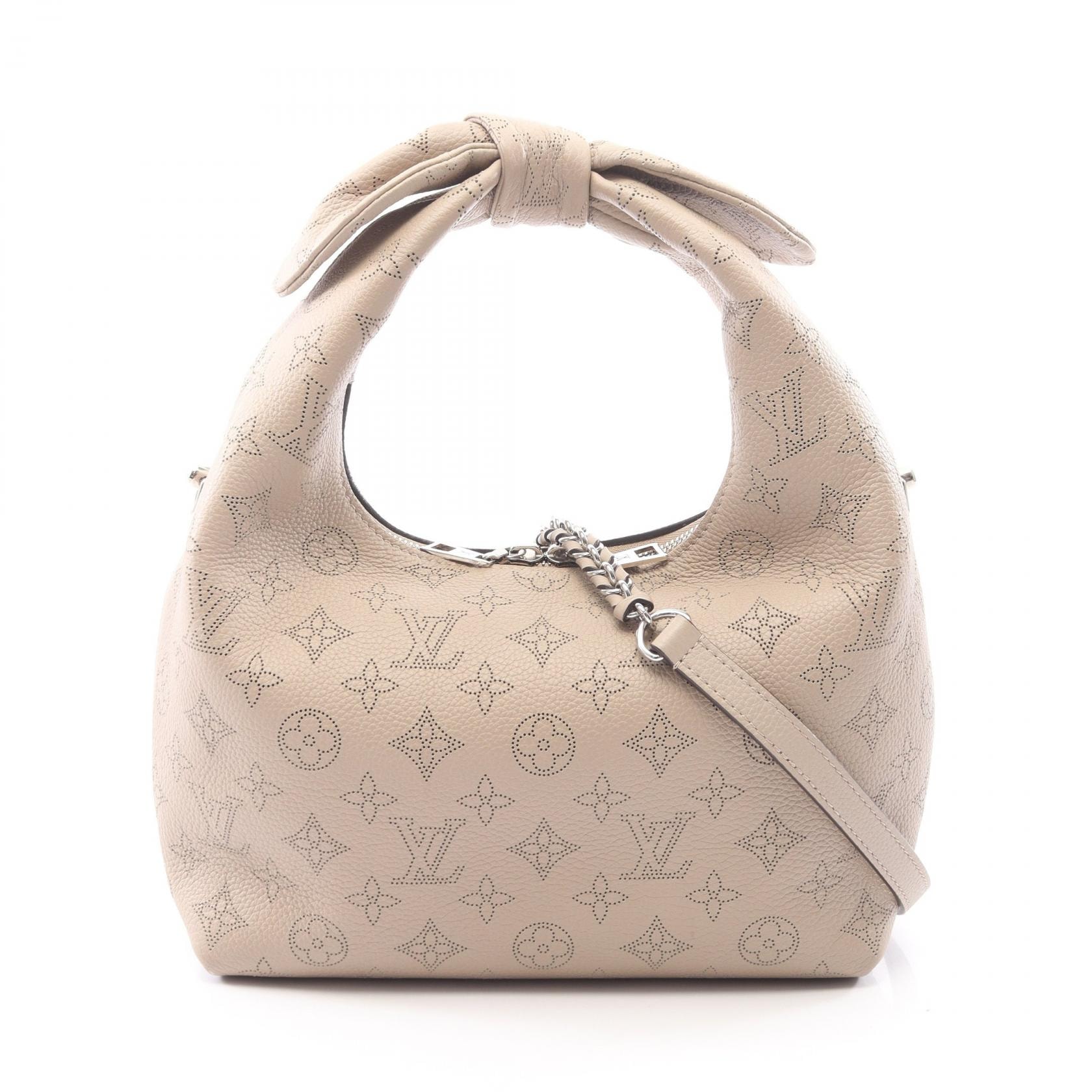 ルイ・ヴィトン LOUIS VUITTON ホワイノットPM マヒナ ガレ 2WAY ハンドバッグ バッグ レザー レディース ベージュ系 M20701 【中古】