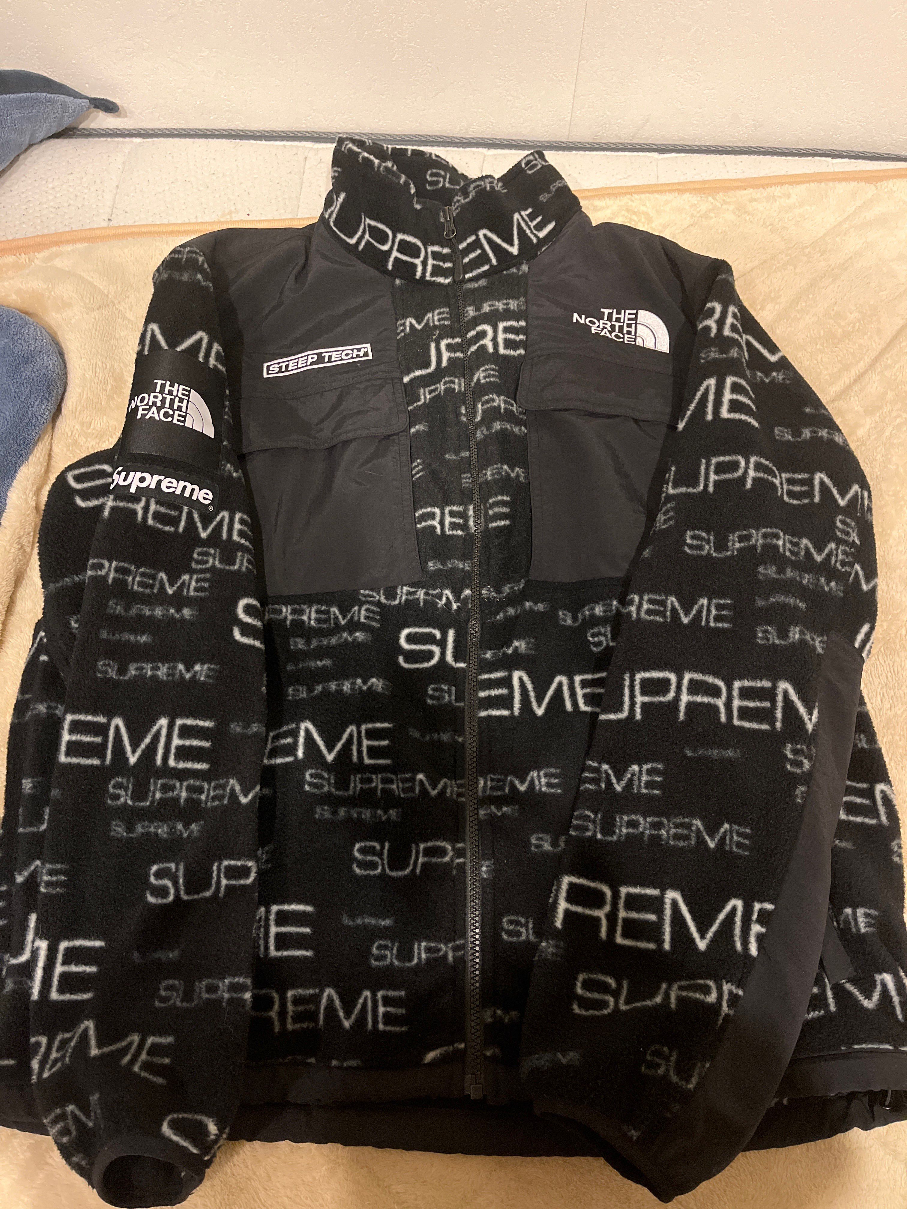 Supreme x The North Face Steep Tech Fleece Jacket "Black"