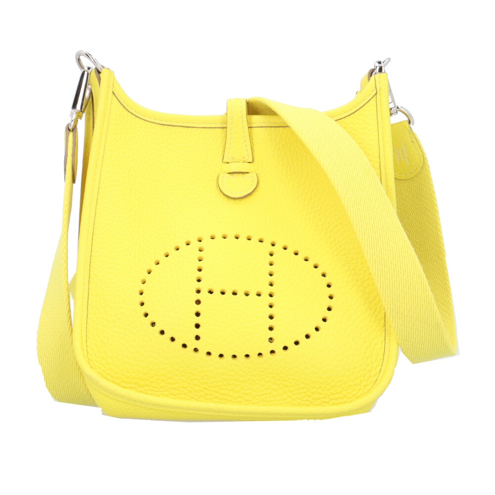 エルメス エブリンTPM ショルダーバッグ トゴ イエロー レディース HERMES 中古