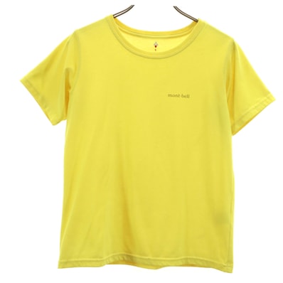 mont-bell モンベル 半袖 WIC. Tシャツ S イエロー アウトドア