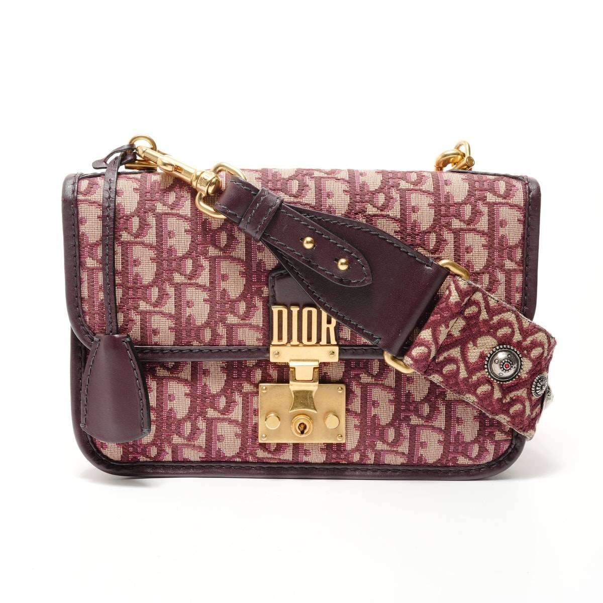 ディオール Dior ディオラディクト オブリーク キャンバス ショルダーバッグ【中古】