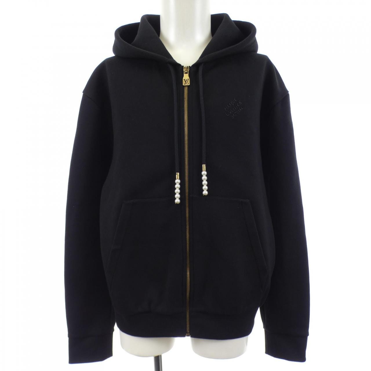 ルイヴィトン LOUIS VUITTON エンブロイダードジップジャージーフーディ HRY42WCFJ パーカー