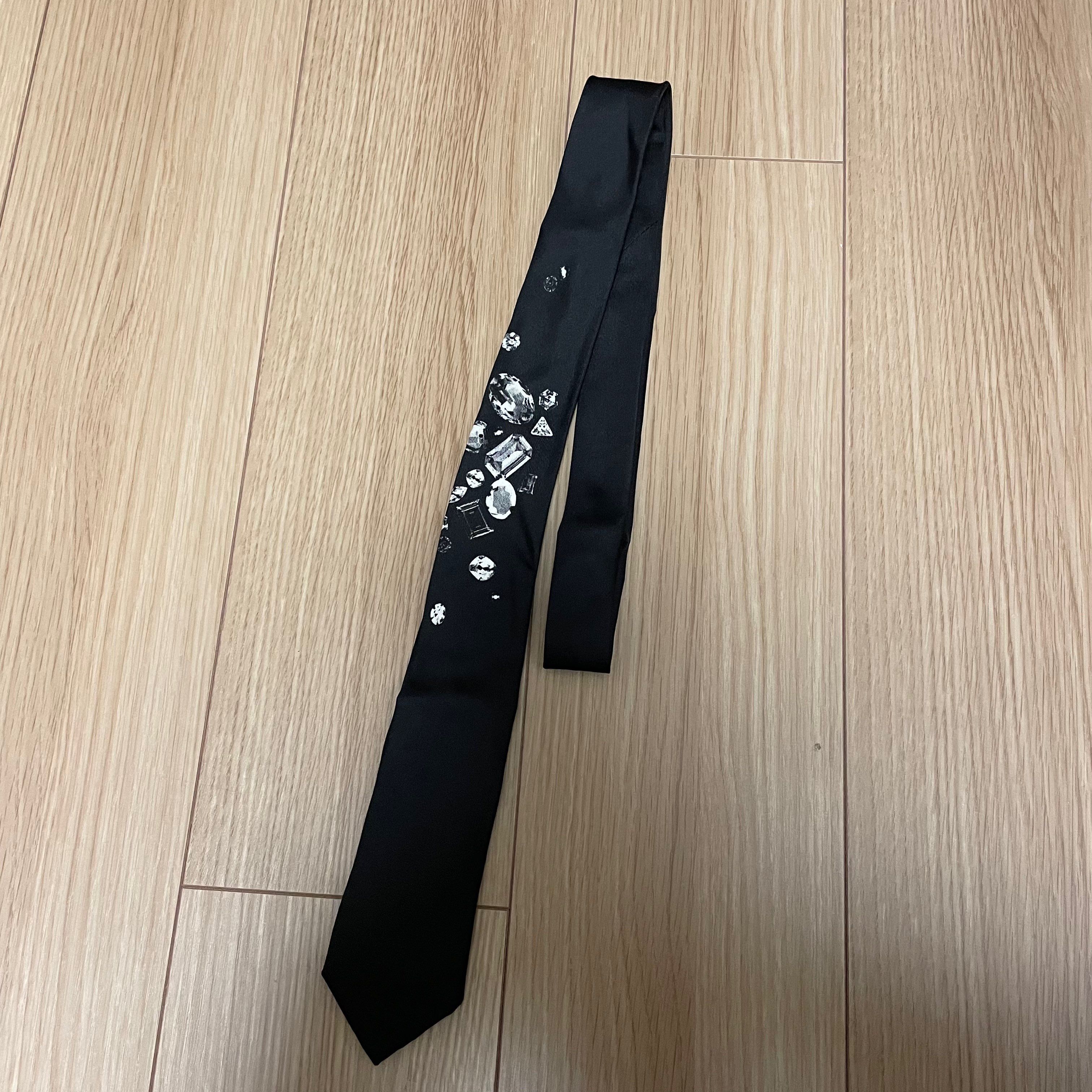 Dior J'ADIOR Choker Metal with a Black Velvet Ribbon and White Crystals"Antique Palladium"